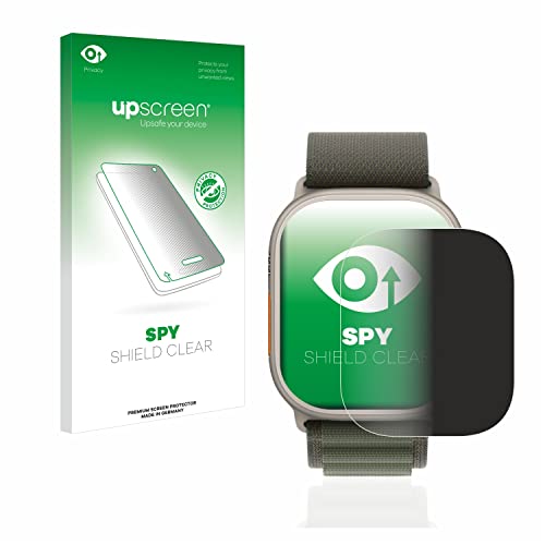 upscreen Anti-Spy Blickschutzfolie für Apple Watch Ultra/Ultra 2 Privacy Screen Displayschutz-Folie [Sichtschutz, Blaulichtfilter] von upscreen