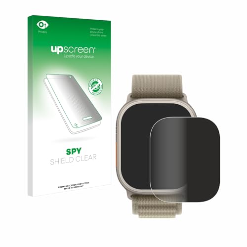 upscreen Anti-Spy Blickschutzfolie für Apple Watch Ultra 2 (49 mm) Privacy Screen Displayschutz-Folie [Sichtschutz, Blaulichtfilter] von upscreen