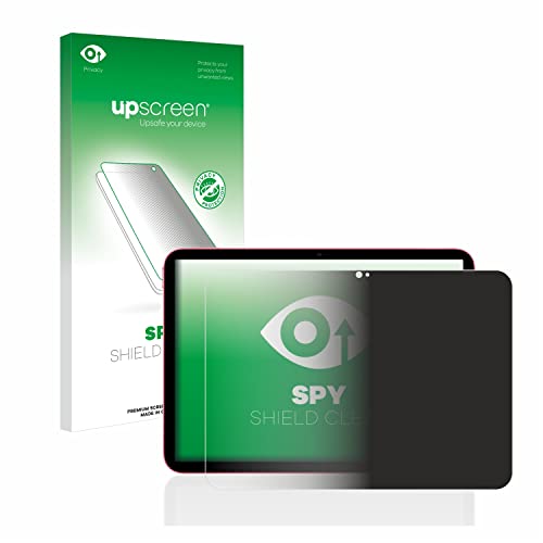 upscreen Anti-Spy Blickschutzfolie für Apple iPad 10.9" WiFi 2022 (10. Gen.) Privacy Screen Displayschutz-Folie [Sichtschutz, Blaulichtfilter] von upscreen