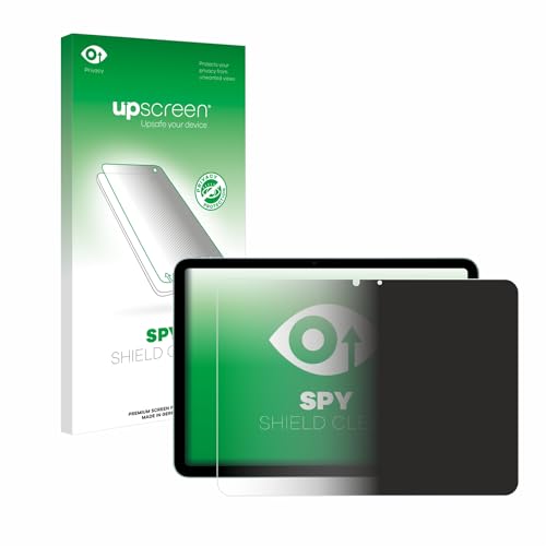 upscreen Anti-Spy Blickschutzfolie für Apple iPad Air 11" WiFi 2024 (im Querformat) Privacy Displayschutz-Folie [Sichtschutz, Blaulichtfilter] von upscreen