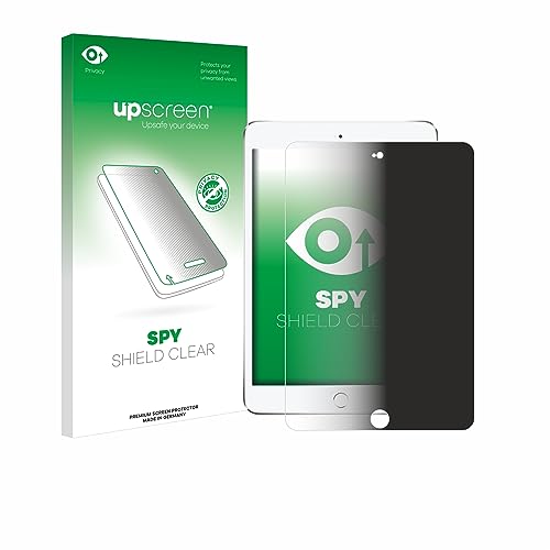 upscreen Anti-Spy Blickschutzfolie für Apple iPad Mini 4 2015 Privacy Screen Displayschutz-Folie [Sichtschutz, Blaulichtfilter] von upscreen