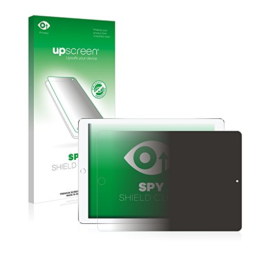 upscreen Anti-Spy Blickschutzfolie für Apple iPad Pro 10.5" 2017 (Im Querformat) Privacy Displayschutz-Folie [Sichtschutz, Blaulichtfilter] von upscreen