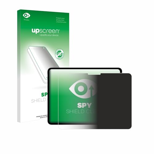 upscreen Anti-Spy Blickschutzfolie für Apple iPad Pro 13" 2024 (im Querformat) Privacy Screen Displayschutz-Folie [Sichtschutz, Blaulichtfilter] von upscreen