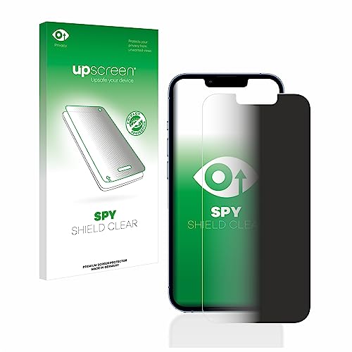upscreen Anti-Spy Blickschutzfolie für Apple iPhone 13 Pro Privacy Screen Displayschutz-Folie [Sichtschutz, Blaulichtfilter] von upscreen