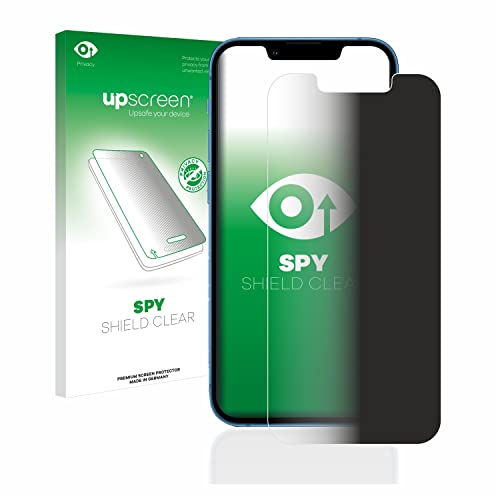upscreen Anti-Spy Blickschutzfolie für Apple iPhone 13 mini Privacy Screen Displayschutz-Folie [Sichtschutz, Blaulichtfilter] von upscreen