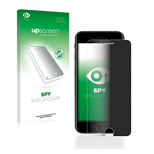upscreen Anti-Spy Blickschutzfolie für Apple iPhone SE 2 / SE 3 Privacy Screen Displayschutz-Folie [Sichtschutz, Blaulichtfilter] von upscreen