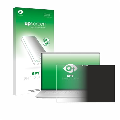 upscreen Anti-Spy Blickschutzfolie für Dell XPS 16 4064 Privacy Screen Displayschutz-Folie [Sichtschutz, Blaulichtfilter] von upscreen