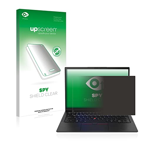 upscreen Anti-Spy Blickschutzfolie für Lenovo ThinkPad X1 Carbon Touch 14" (10. Gen.) Privacy Displayschutz-Folie [Sichtschutz, Blaulichtfilter] von upscreen