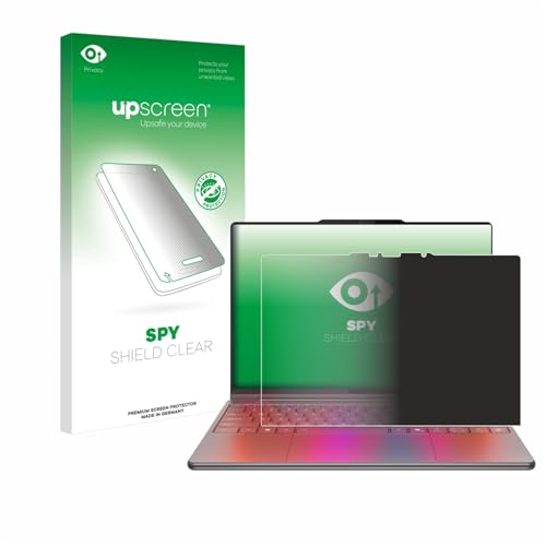 upscreen Anti-Spy Blickschutzfolie für Lenovo Yoga 9i 2-in-1 Gen 10 14" Aura Edition Privacy Displayschutz-Folie [Sichtschutz, Blaulichtfilter] von upscreen