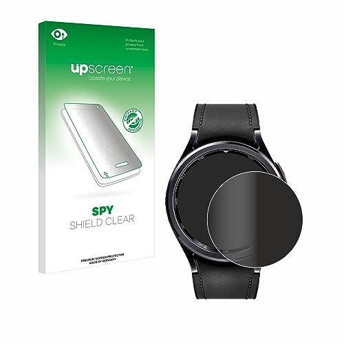 upscreen Anti-Spy Blickschutzfolie für Samsung Galaxy Watch 6 Classic (47 mm) Privacy Screen Displayschutz-Folie [Sichtschutz, Blaulichtfilter] von upscreen