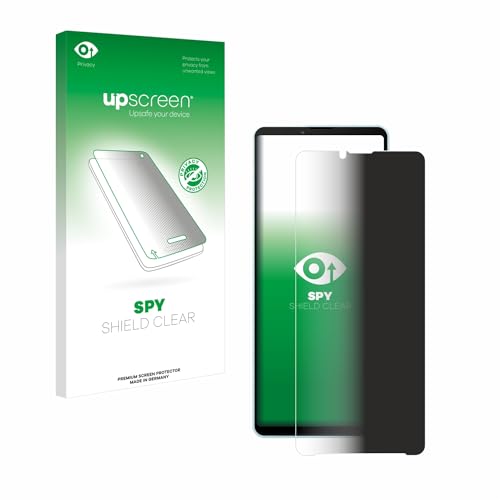 upscreen Anti-Spy Blickschutzfolie für Sony Xperia 10 VI Privacy Screen Displayschutz-Folie [Sichtschutz, Blaulichtfilter] von upscreen