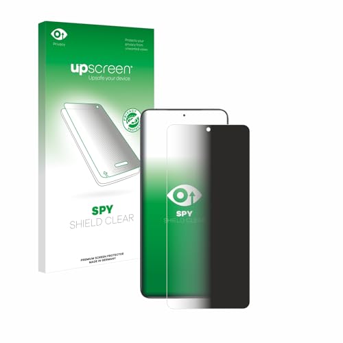 upscreen Anti-Spy Blickschutzfolie für Xiaomi Poco F6 Pro Privacy Screen Displayschutz-Folie [Sichtschutz, Blaulichtfilter] von upscreen