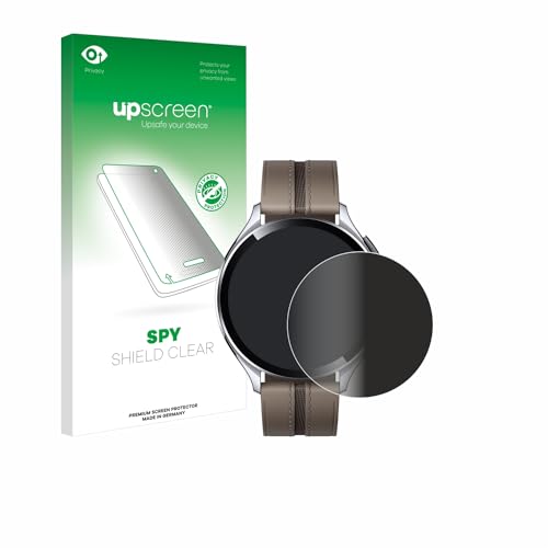 upscreen Anti-Spy Blickschutzfolie für Xiaomi Watch 2 Pro Privacy Screen Displayschutz-Folie [Sichtschutz, Blaulichtfilter] von upscreen
