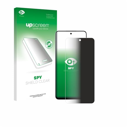 upscreen Anti-Spy Blickschutzfolie für realme Narzo 80x Privacy Screen Displayschutz-Folie [Sichtschutz, Blaulichtfilter] von upscreen