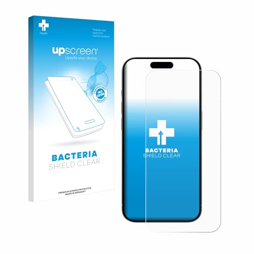 upscreen Antibakterielle Schutzfolie für Apple iPhone 15 Pro Klare Displayschutz-Folie upscreen Antibakterielle Schutzfolie für Apple iPhone 15 Pro Klare Displayschutz-Folie von upscreen