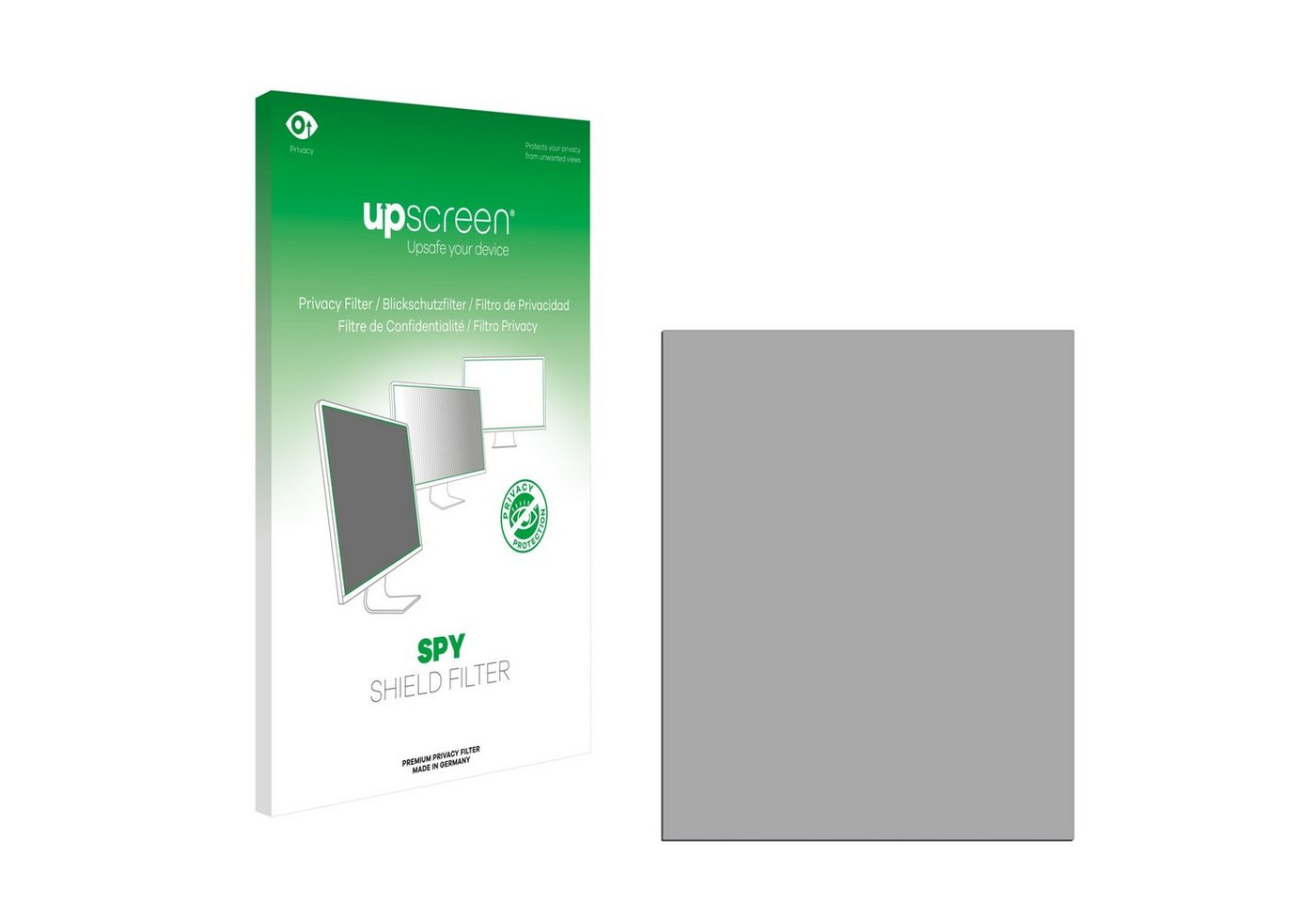 upscreen Blickschutzfilter für 48.3 cm (19 Zoll) [304 x 379 mm], Displayschutzfolie, Blickschutz Blaulichtfilter Sichtschutz Privacy Filter von upscreen