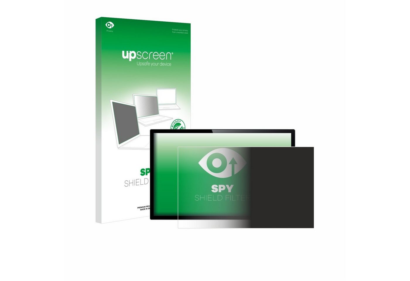 upscreen Blickschutzfilter für 60.5 cm (23.8 Zoll) [528 x 297 mm], Displayschutzfolie, Blickschutz Blaulichtfilter Sichtschutz Privacy Filter von upscreen