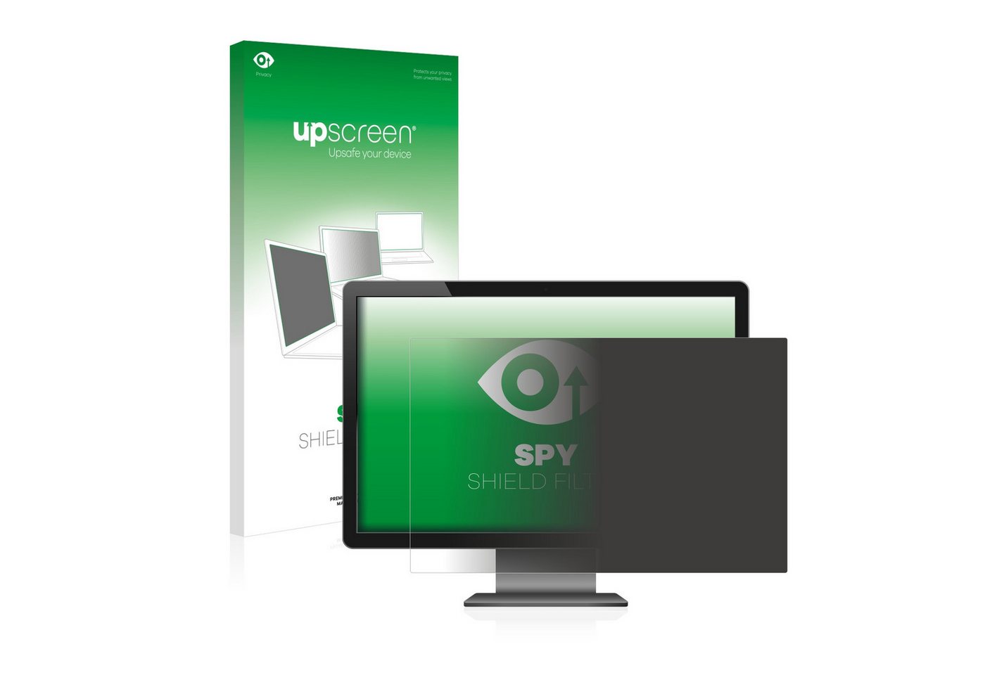 upscreen Blickschutzfilter für 61 cm (24 Zoll) [519 x 325 mm], Displayschutzfolie, Blickschutz Blaulichtfilter Sichtschutz Privacy Filter von upscreen