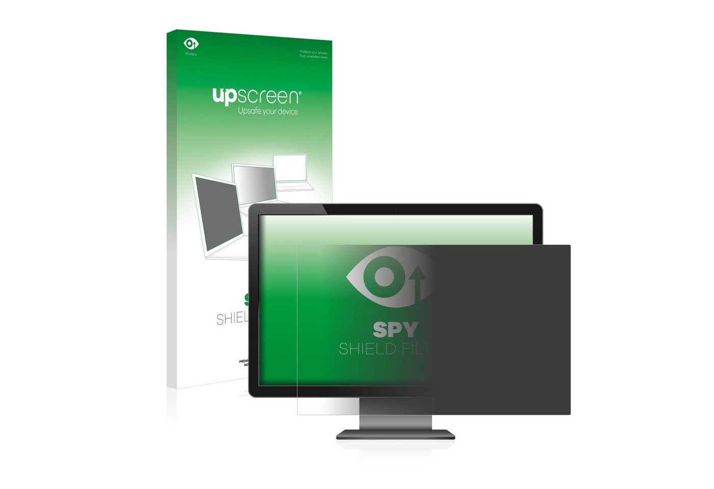 upscreen Displayschutzfolie Blickschutzfilter für 61 cm (24 Zoll) [519 x 325 mm], Anti-Spy Privacy Filter Sichtschutz Blickschutzfilter Blaulicht-Schutz von upscreen