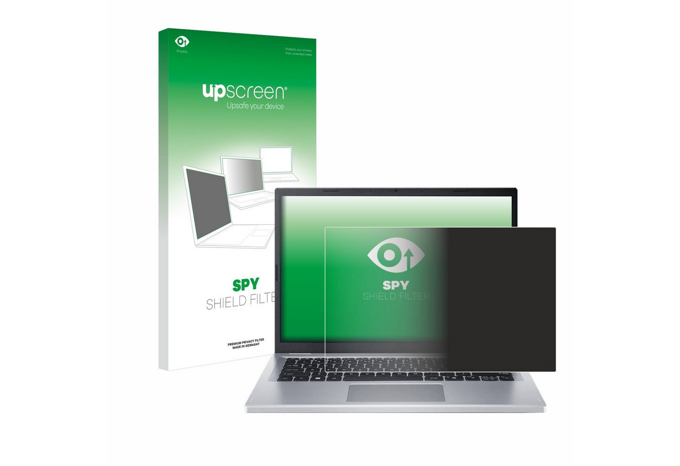 upscreen Blickschutzfilter für Acer Aspire Go 14, Displayschutzfolie, Blickschutz Blaulichtfilter Sichtschutz Privacy Filter von upscreen