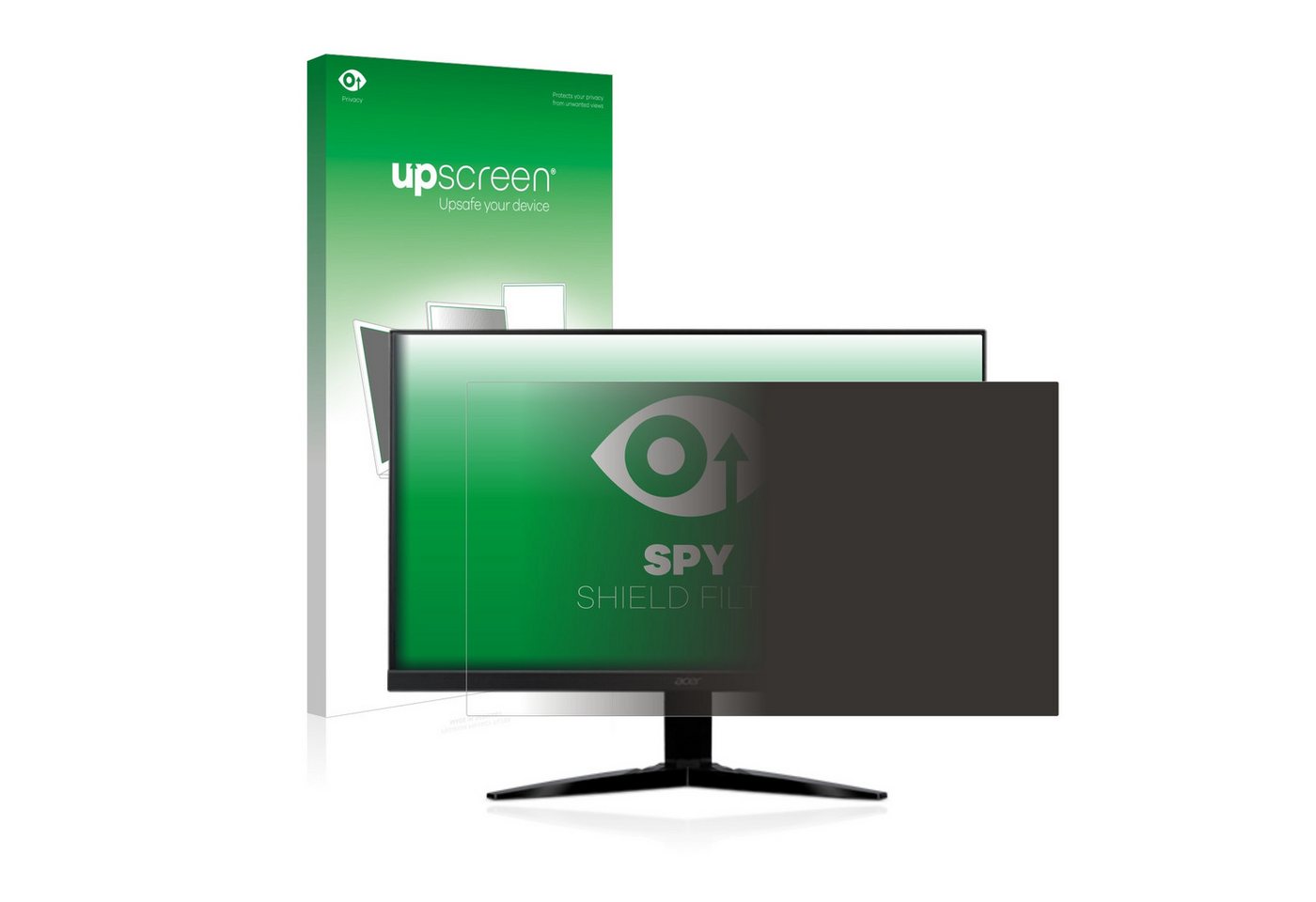 upscreen Blickschutzfilter für Acer KG1 KG271, Displayschutzfolie, Blickschutz Blaulichtfilter Sichtschutz Privacy Filter von upscreen