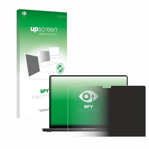 upscreen Blickschutzfilter für Apple MacBook Pro 16" 2023 M3 Privacy Filter Blickschutzfolie Sichtschutz-Folie [Blaulichtfilter, Anti-Reflex] von upscreen