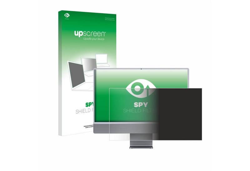 upscreen Displayschutzfolie Blickschutzfilter für Apple iMac 24" M3 2023, Anti-Spy Privacy Filter Sichtschutz Blickschutzfilter Blaulicht-Schutz von upscreen