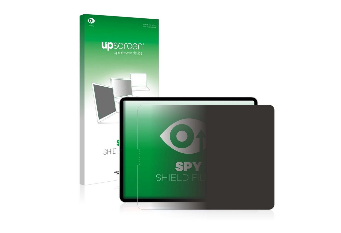 upscreen Blickschutzfilter für Apple iPad Pro 12.9 WiFi Cellular 2021 (im Querformat, 5. Gen), Displayschutzfolie, Blickschutz Blaulichtfilter Sichtschutz Privacy Filter" von upscreen