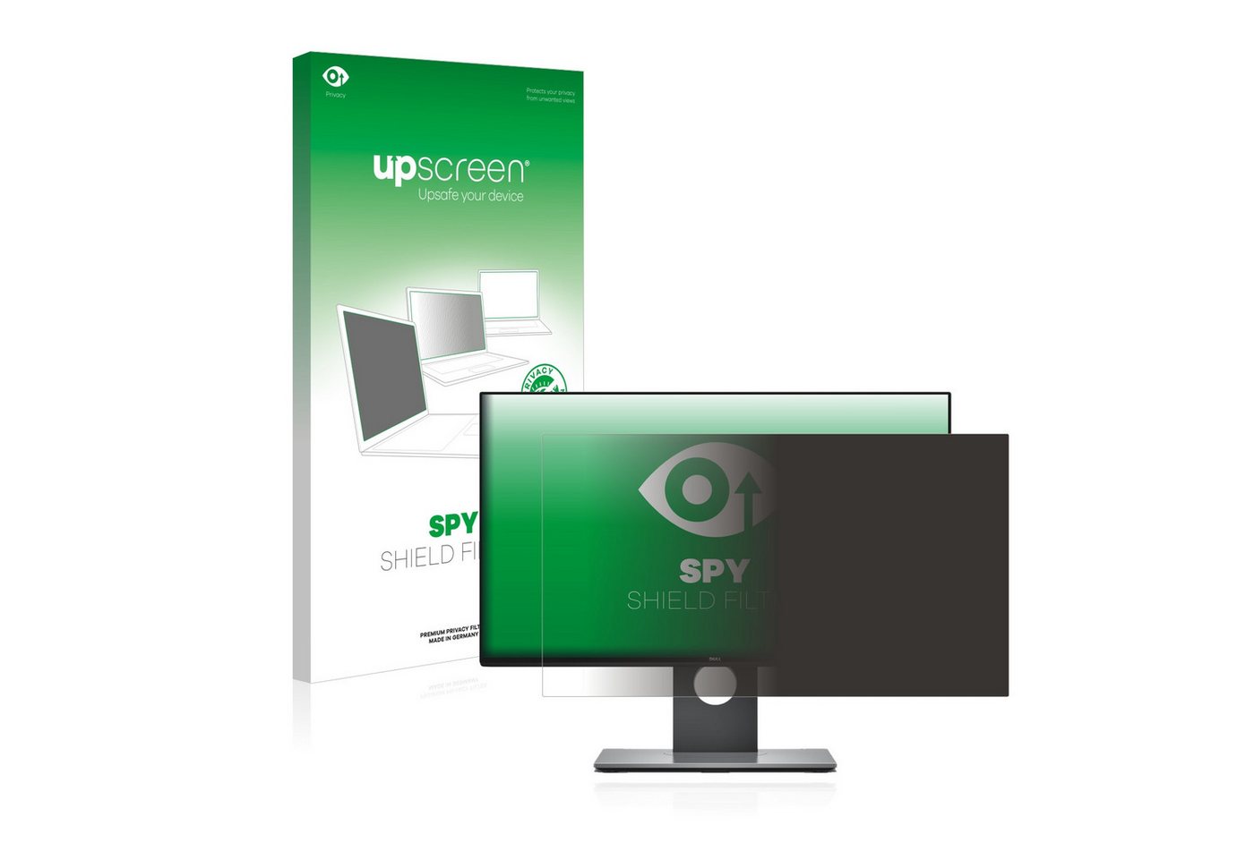 upscreen Blickschutzfilter für Dell E2417H, Displayschutzfolie, Blickschutz Blaulichtfilter Sichtschutz Privacy Filter von upscreen