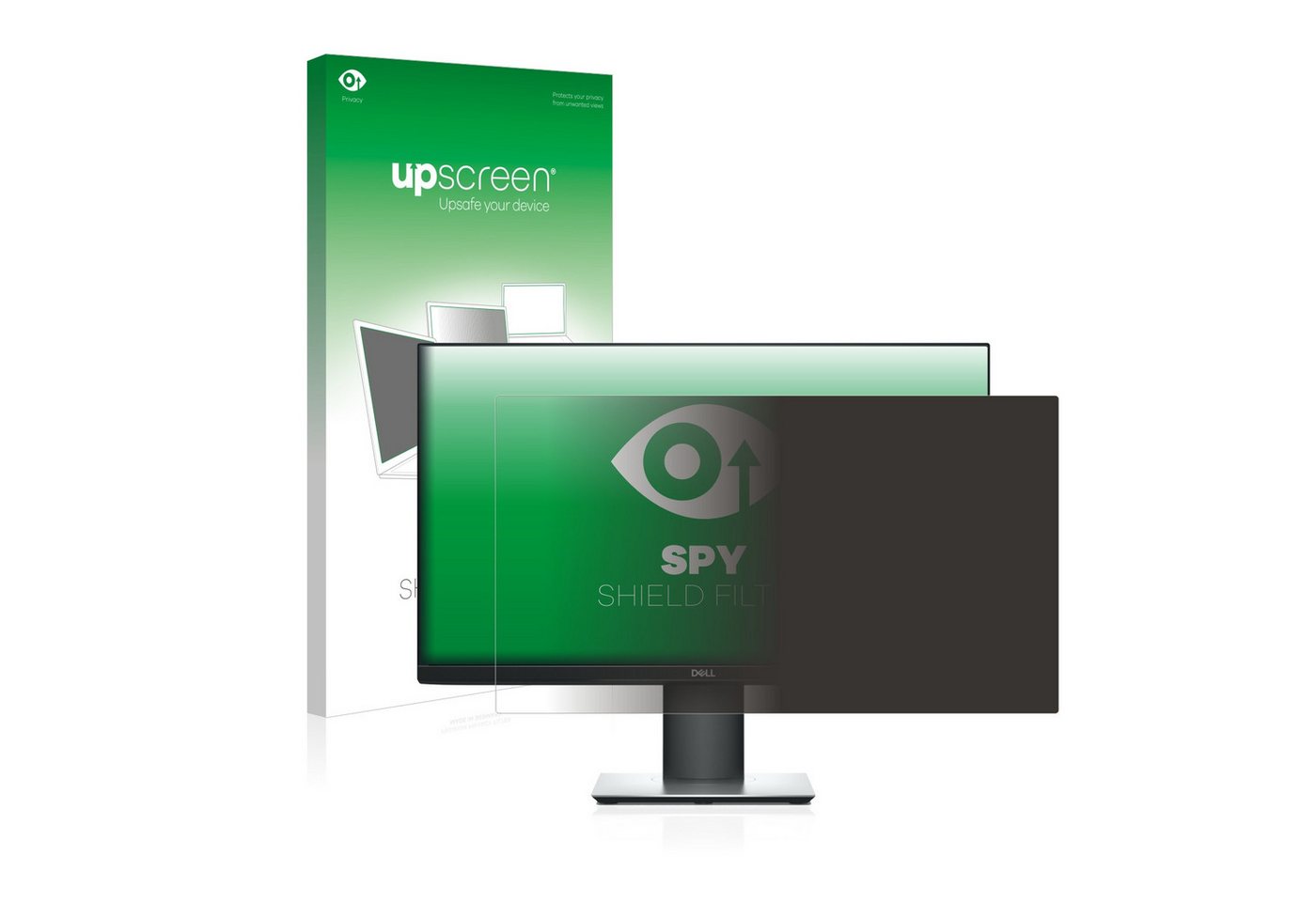 upscreen Blickschutzfilter für Dell P2419HC, Displayschutzfolie, Blickschutz Blaulichtfilter Sichtschutz Privacy Filter von upscreen