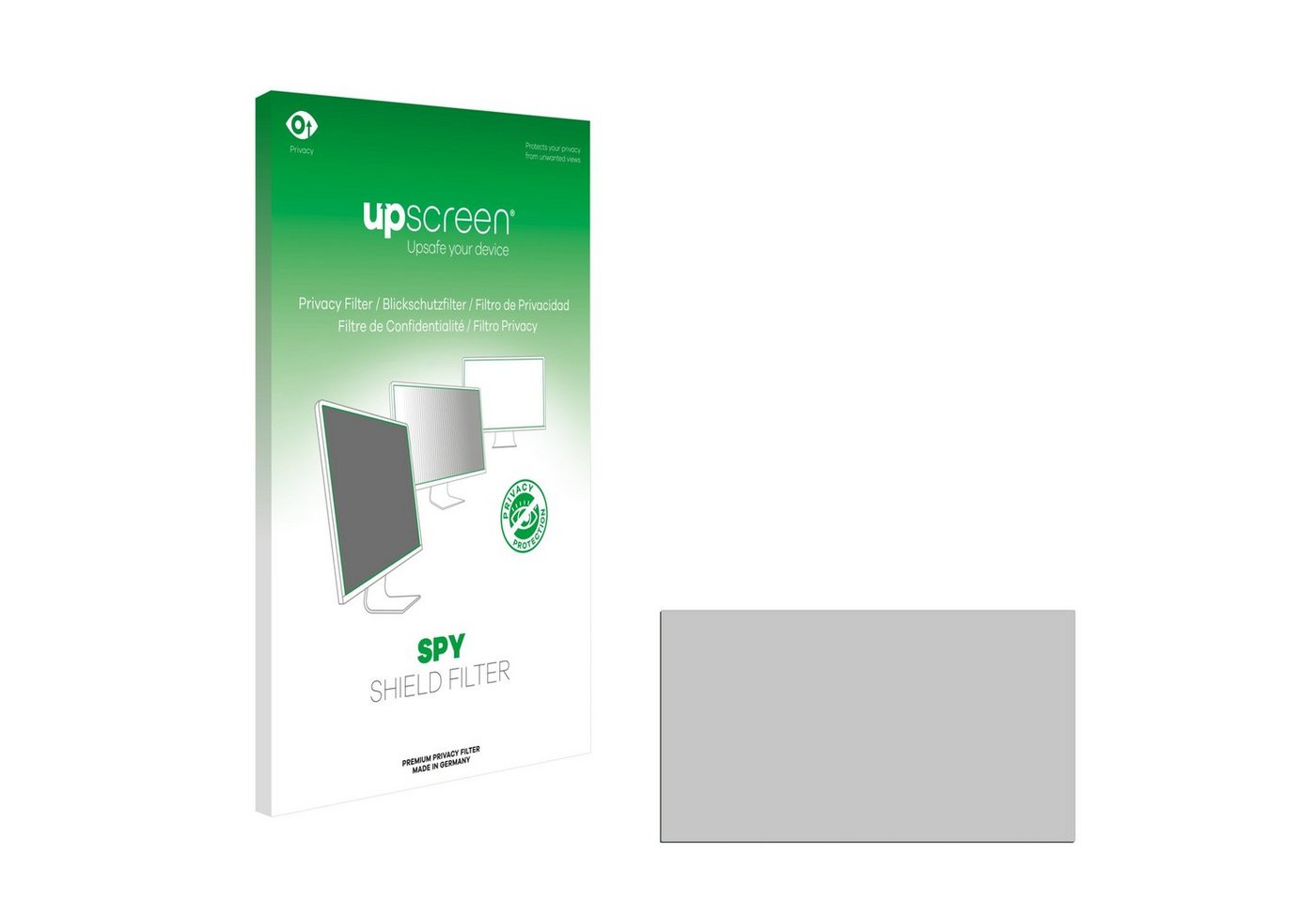 upscreen Blickschutzfilter für HP EliteDisplay E223, Displayschutzfolie, Blickschutz Blaulichtfilter Sichtschutz Privacy Filter von upscreen