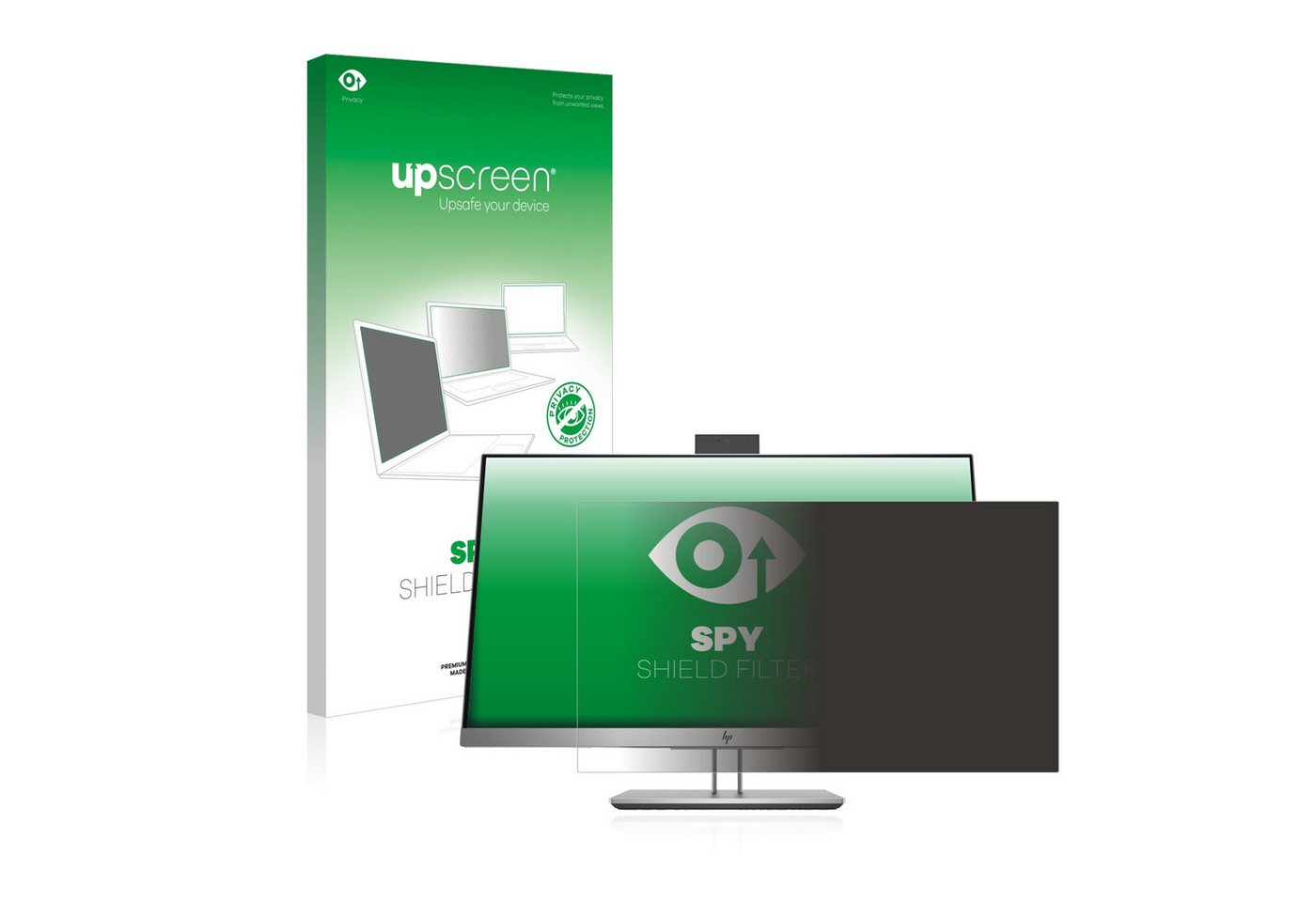 upscreen Blickschutzfilter für HP EliteDisplay E243, Displayschutzfolie, Blickschutz Blaulichtfilter Sichtschutz Privacy Filter von upscreen