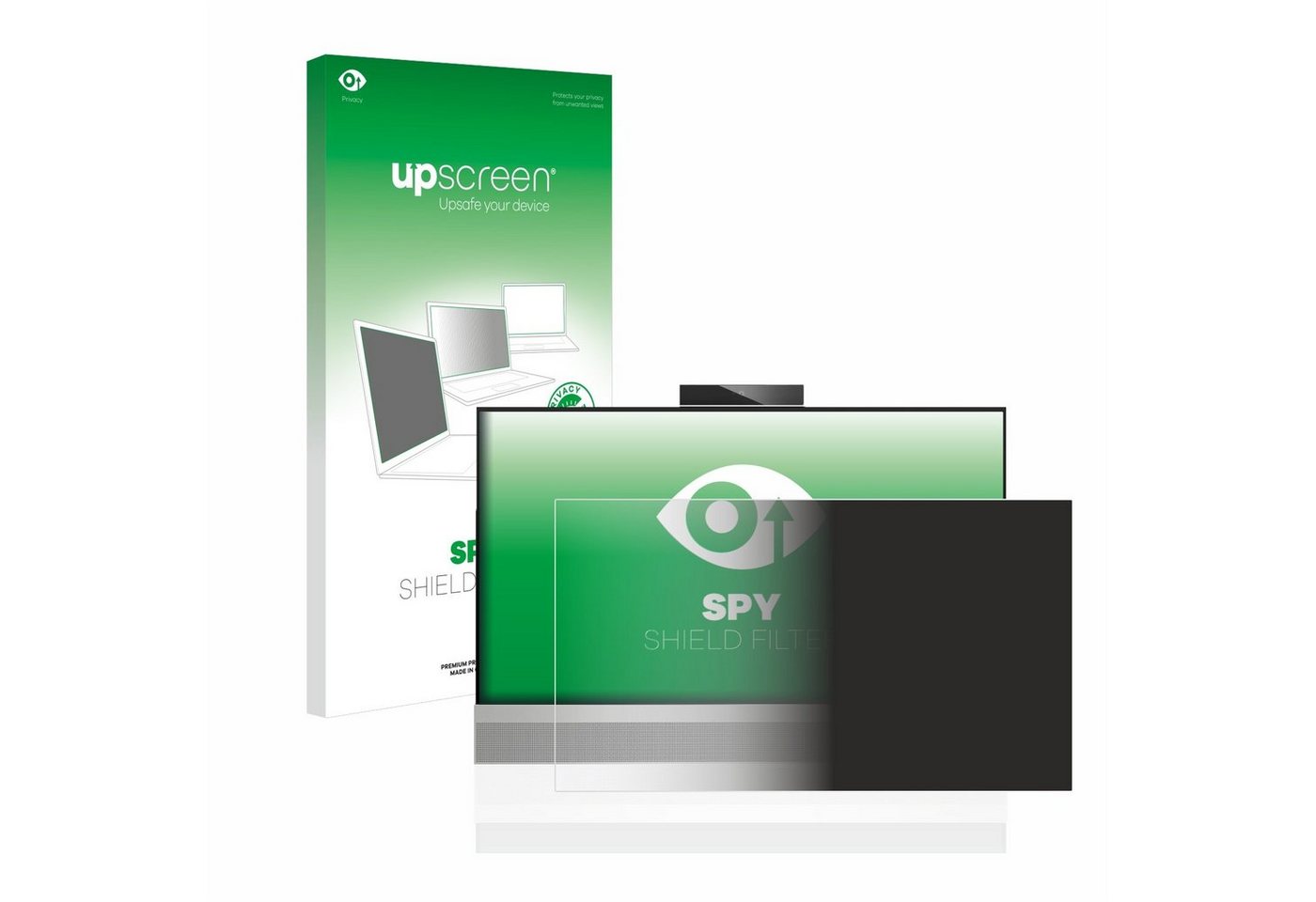 upscreen Blickschutzfilter für HP EliteOne 800 G6 27, Displayschutzfolie, Blickschutz Blaulichtfilter Sichtschutz Privacy Filter" von upscreen