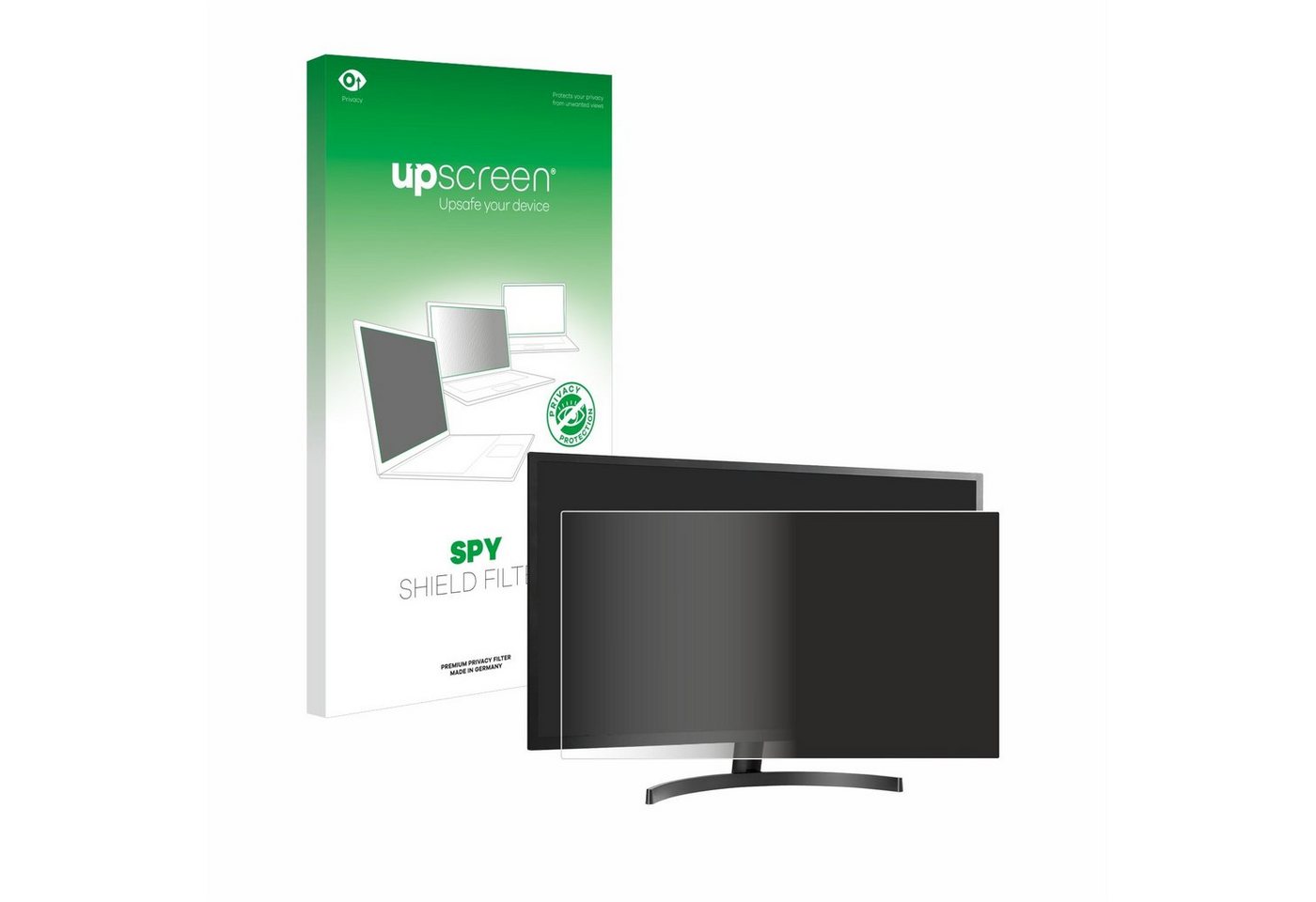 upscreen Blickschutzfilter für LG 32MN500M-B, Displayschutzfolie, Blickschutz Blaulichtfilter Sichtschutz Privacy Filter von upscreen