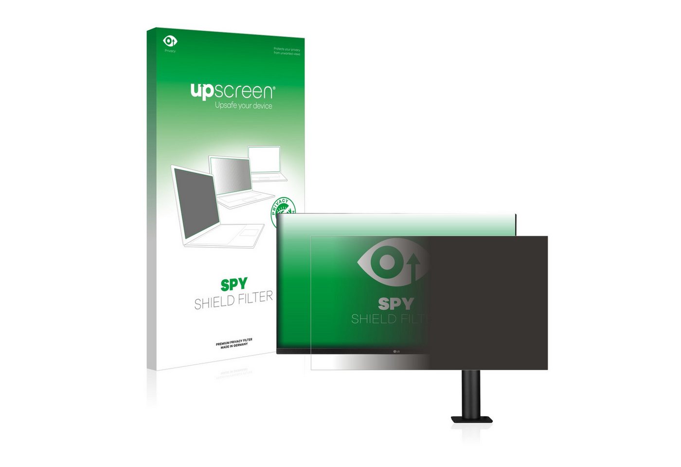 upscreen Blickschutzfilter für LG UltraFine 32UN880-B, Displayschutzfolie, Blickschutz Blaulichtfilter Sichtschutz Privacy Filter von upscreen
