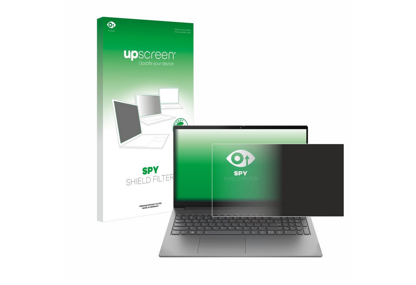 upscreen Blickschutzfilter für Lenovo ThinkBook 15 Gen 4, Displayschutzfolie, Blickschutz Blaulichtfilter Sichtschutz Privacy Filter von upscreen