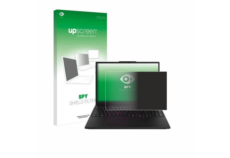 upscreen Displayschutzfolie Blickschutzfilter für Lenovo ThinkPad P16s Gen 3, Anti-Spy Privacy Filter Sichtschutz Blickschutzfilter Blaulicht-Schutz von upscreen