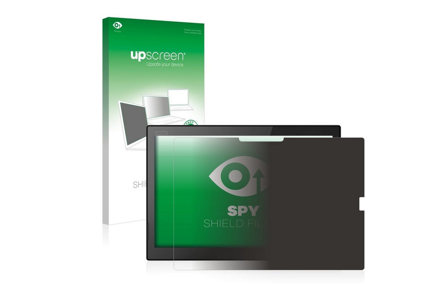 upscreen Blickschutzfilter für Lenovo ThinkPad X1 Tablet (3.Gen), Displayschutzfolie, Blickschutz Blaulichtfilter Sichtschutz Privacy Filter von upscreen