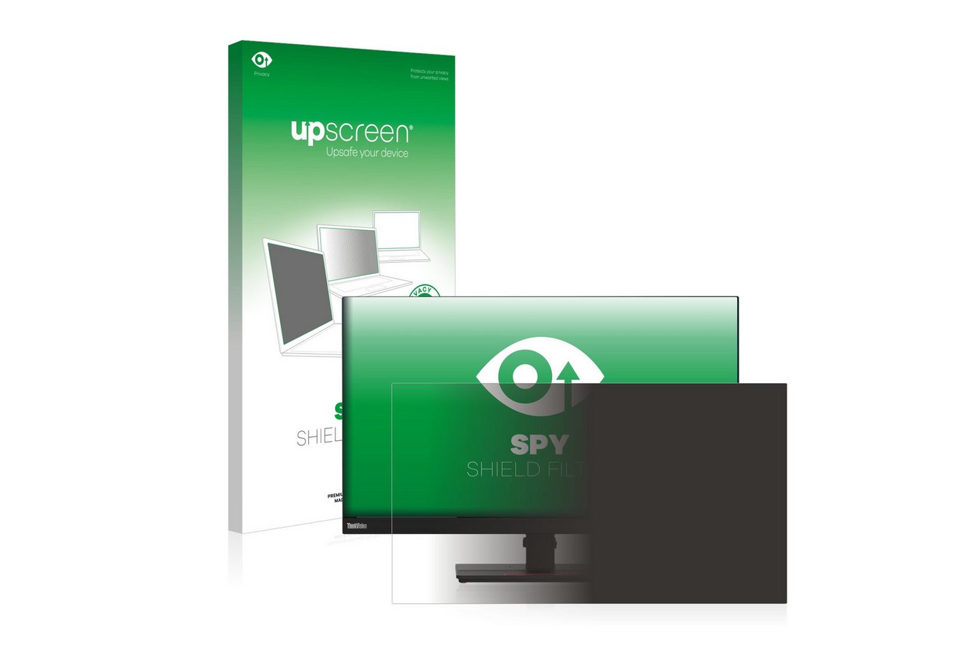 upscreen Blickschutzfilter für Lenovo ThinkVision T27h-2L, Displayschutzfolie, Blickschutz Blaulichtfilter Sichtschutz Privacy Filter von upscreen