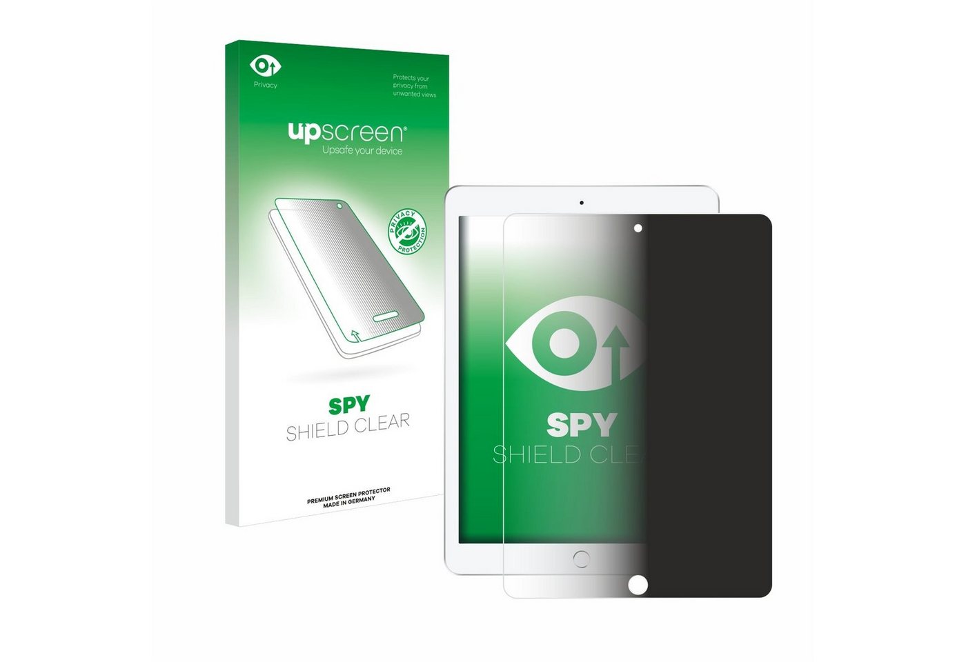 upscreen Blickschutzfolie für Apple iPad 9.7 2018 (6. Gen), Displayschutzfolie, Blaulichtfilter Privacy Folie Schutzfolie Sichtschutz klar Anti-Spy" von upscreen