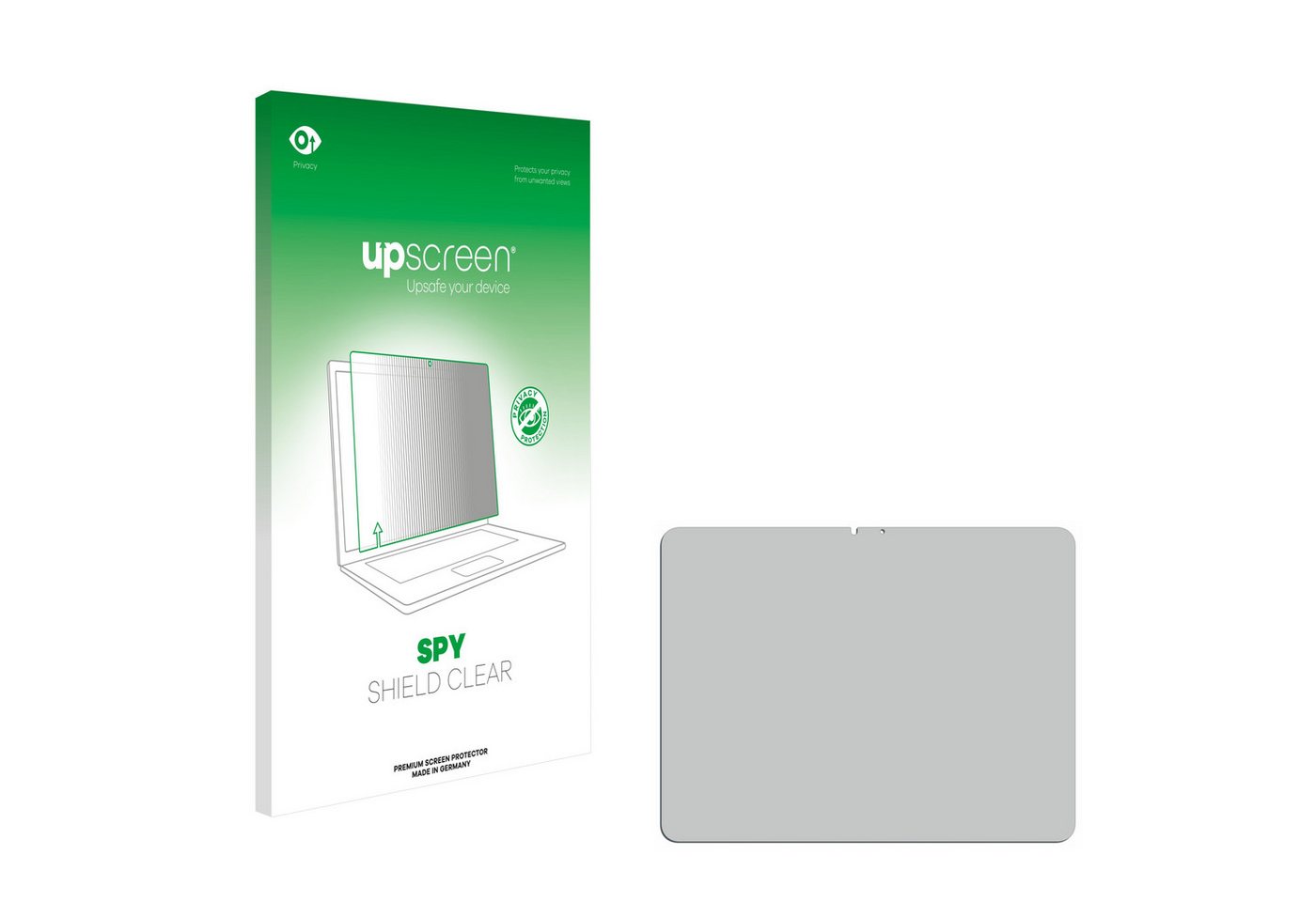 upscreen Displayschutzfolie Sichtschutzfolie für Apple iPad Air 13" 2024 (im Querformat), Anti-Spy Privacy Sichtschutz Blickschutzfolie Blaulicht-Schutz von upscreen