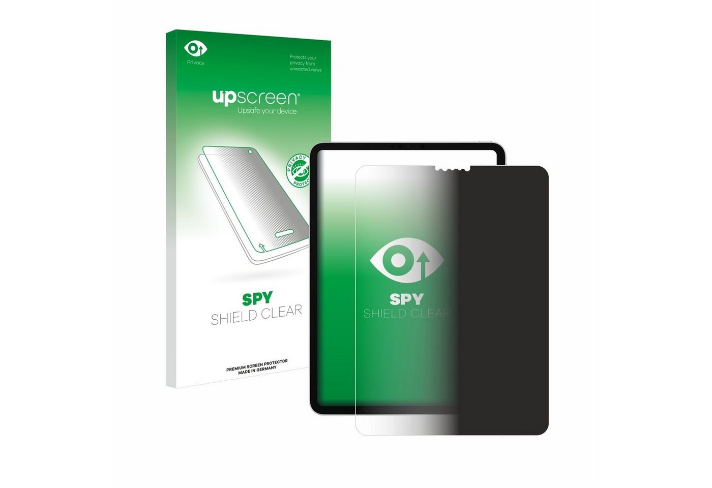 upscreen Blickschutzfolie für Apple iPad Pro 11 2018, Displayschutzfolie, Blaulichtfilter Privacy Folie Schutzfolie Sichtschutz klar Anti-Spy" von upscreen