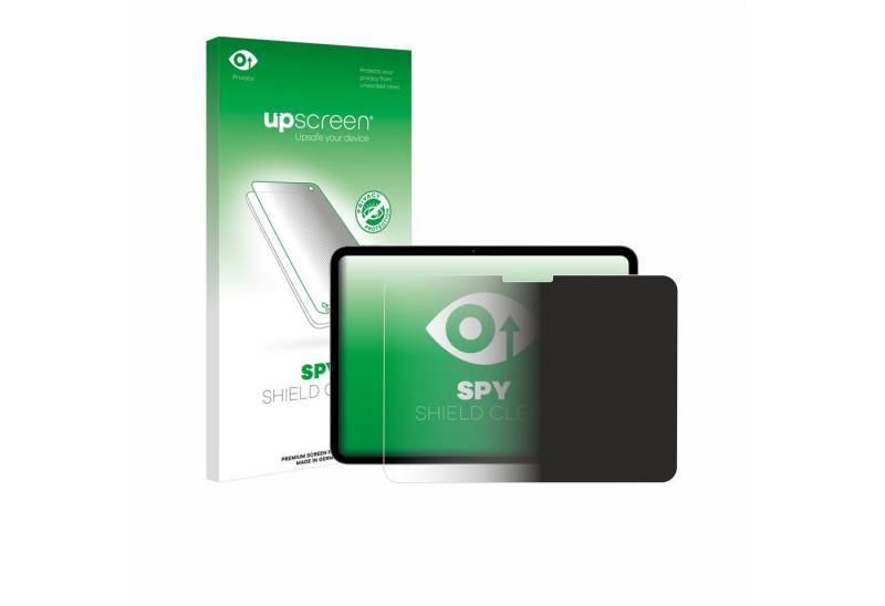 upscreen Displayschutzfolie Sichtschutzfolie für Apple iPad Pro 11" WiFi 2024 (im Querformat), 1 Stück, Anti-Spy Privacy Sichtschutz Blickschutzfolie Blaulicht-Schutz von upscreen