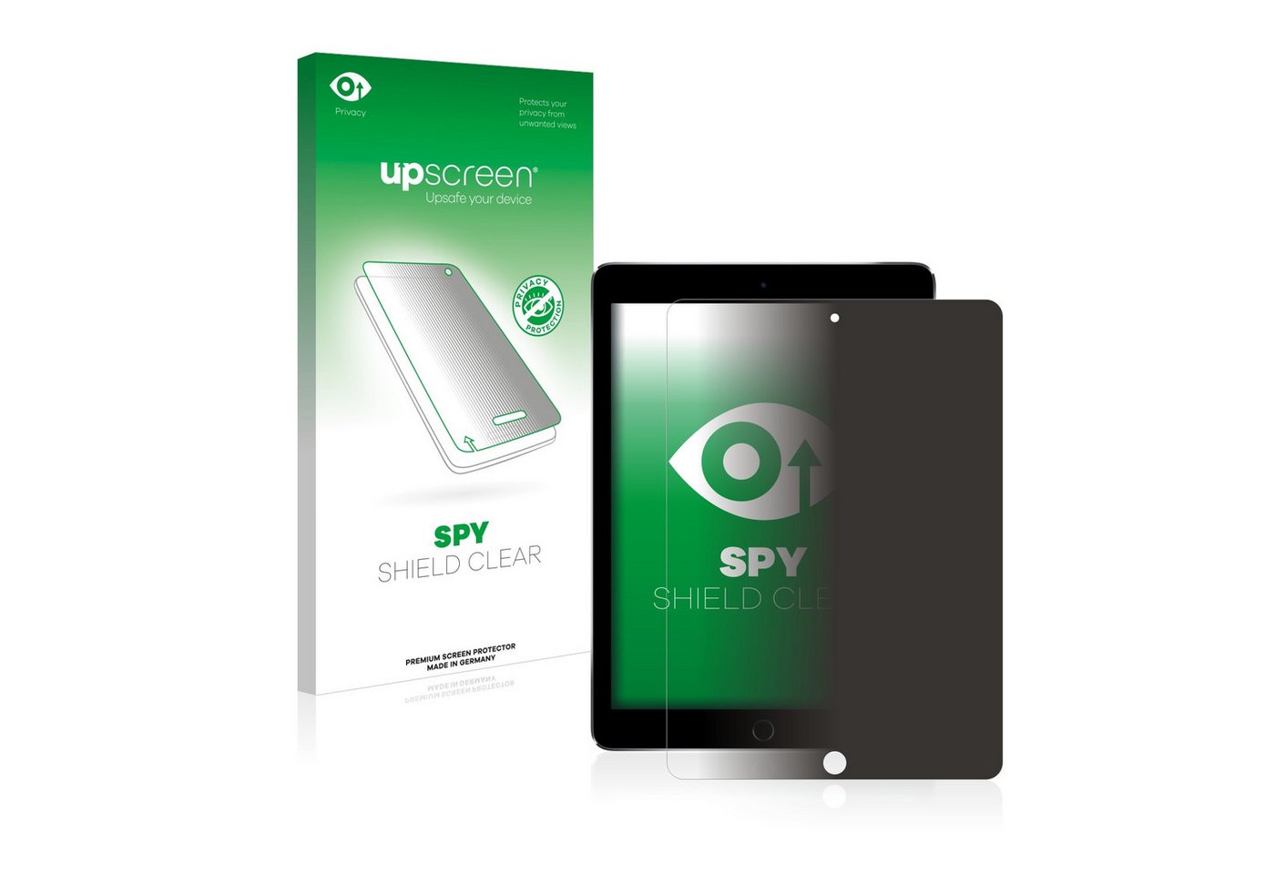 upscreen Blickschutzfolie für Apple iPad Pro 9.7 2016, Displayschutzfolie, Blaulichtfilter Privacy Folie Schutzfolie Sichtschutz klar Anti-Spy" von upscreen