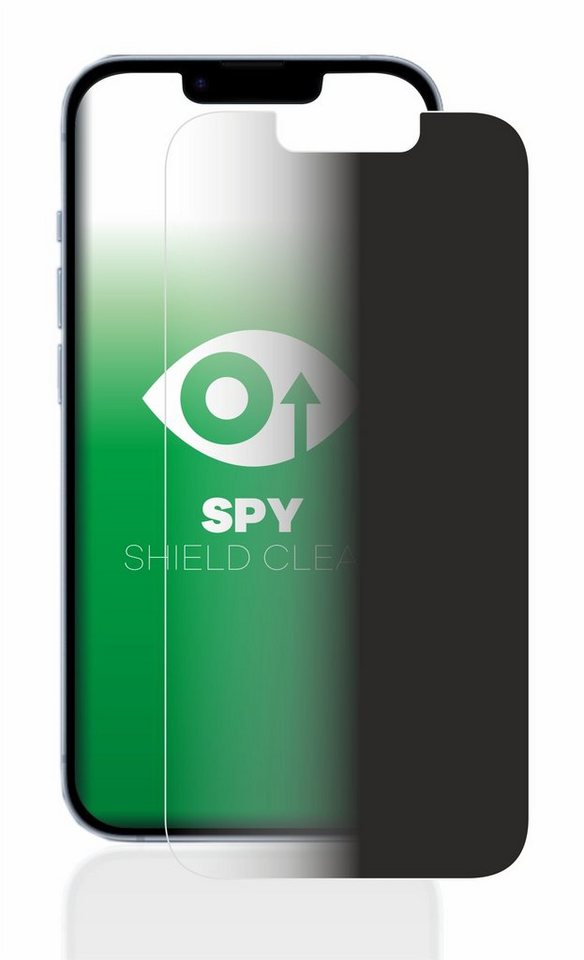upscreen Blickschutzfolie für Apple iPhone 14, Displayschutzfolie, Blaulichtfilter Privacy Folie Schutzfolie Sichtschutz klar Anti-Spy von upscreen