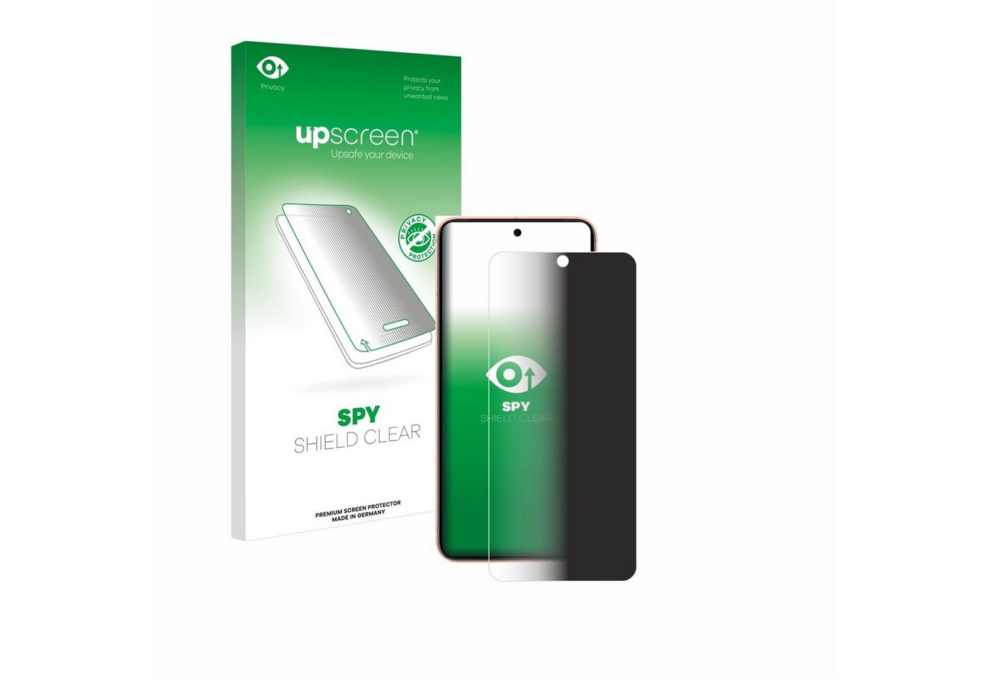 upscreen Displayschutzfolie Sichtschutzfolie für Google Pixel 8 (case-friendly), Anti-Spy Privacy Sichtschutz Blickschutzfolie Blaulicht-Schutz von upscreen