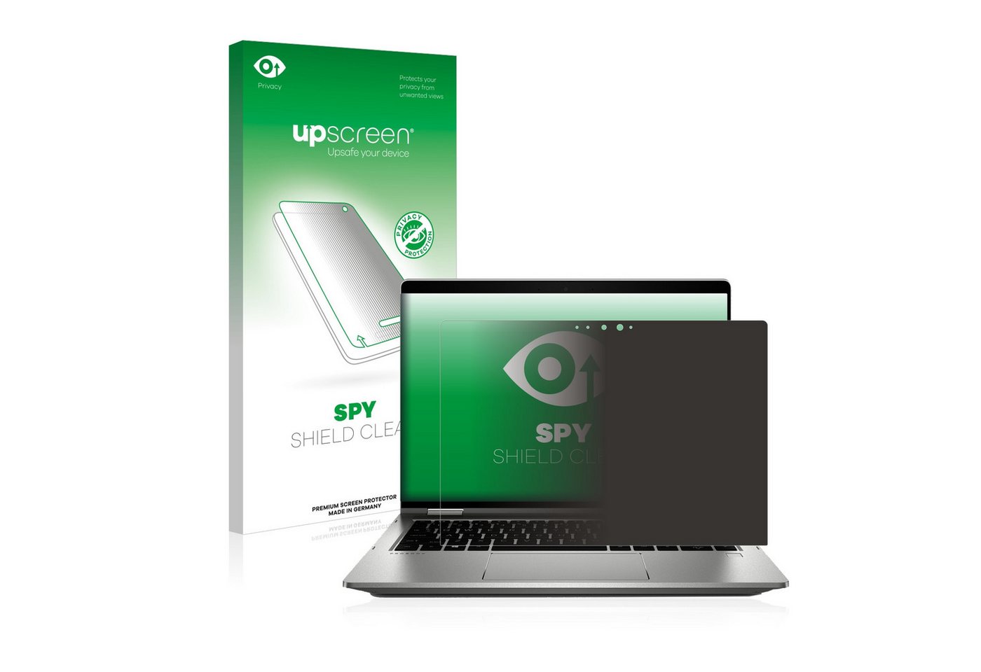 upscreen Blickschutzfolie für HP ProBook x360 435 G7, Displayschutzfolie, Blaulichtfilter Privacy Folie Schutzfolie Sichtschutz klar Anti-Spy von upscreen