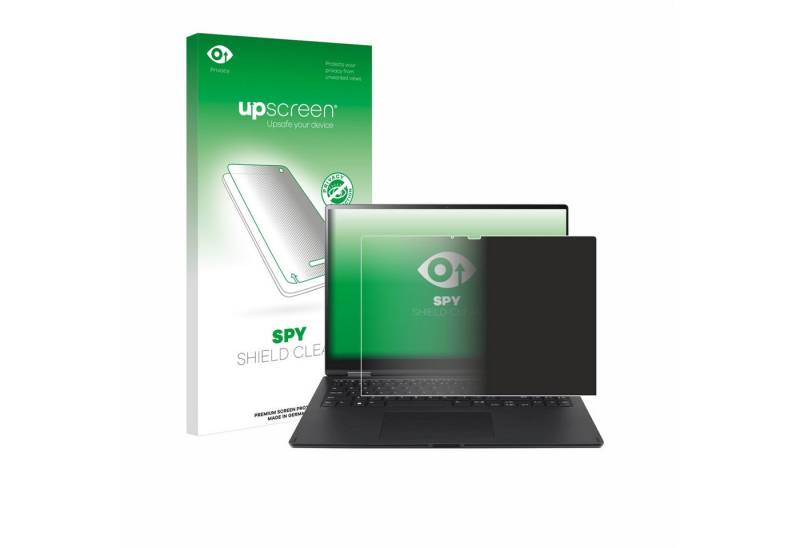 upscreen Displayschutzfolie Sichtschutzfolie für LG gram Pro 360 2-in-1, Anti-Spy Privacy Sichtschutz Blickschutzfolie Blaulicht-Schutz von upscreen
