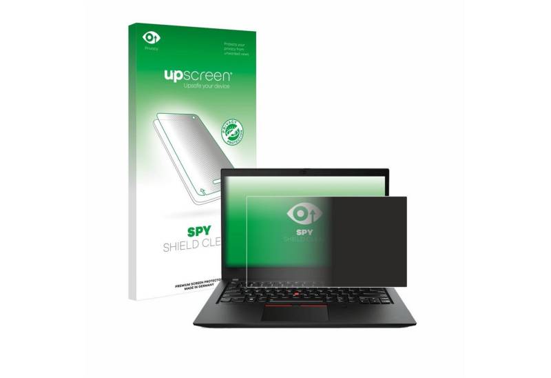 upscreen Displayschutzfolie Sichtschutzfolie für Lenovo ThinkPad T490s, Anti-Spy Privacy Sichtschutz Blickschutzfolie Blaulicht-Schutz von upscreen
