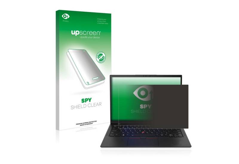 upscreen Displayschutzfolie Sichtschutzfolie für Lenovo ThinkPad X1 Carbon Touch 14" (10. Gen), Anti-Spy Privacy Sichtschutz Blickschutzfolie Blaulicht-Schutz von upscreen